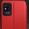 Чехол книжка для Realme Narzo 50i Fashion Case Красный