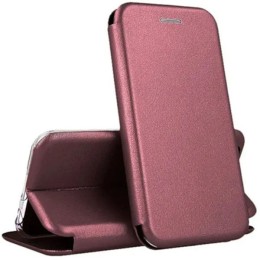 Чехол книжка для Realme Narzo 50i Fashion Case Бордовый