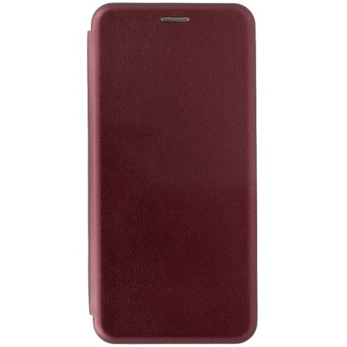 Чехол книжка для Xiaomi Poco F3 Fashion Case Бордовый