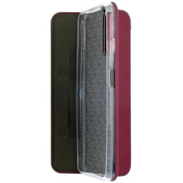 Чехол книжка для Xiaomi Poco F3 Fashion Case Бордовый
