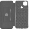 Чехол книжка для Xiaomi Redmi 10C Fashion Case Черный