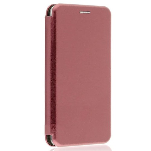 Чехол книжка для Samsung Galaxy A03 Core Fashion Case Бордовый