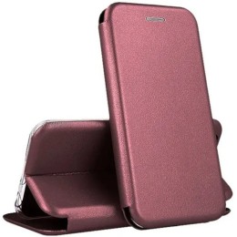 Чехол книжка для Samsung Galaxy A03 Core Fashion Case Бордовый