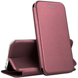 Чехол книжка для Samsung Galaxy A03 Fashion Case Бордовый