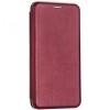 Чехол книжка для Samsung Galaxy A03S Fashion Case Бордовый