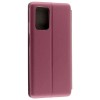 Чехол книжка для Samsung Galaxy A03S Fashion Case Бордовый