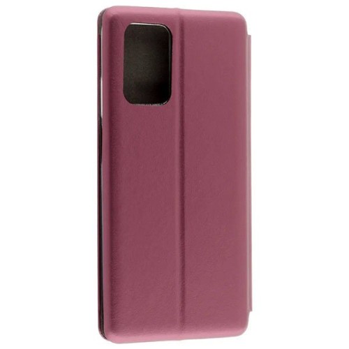 Чехол книжка для Samsung Galaxy A03S Fashion Case Бордовый