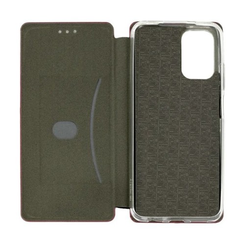 Чехол книжка для Realme 9 Pro Plus Fashion Case Темно красный