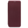 Чехол книжка для Realme 8i Fashion Case Бордовый