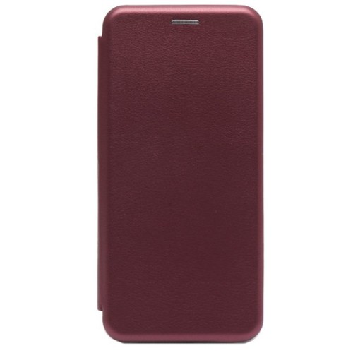 Чехол книжка для Realme 8i Fashion Case Бордовый