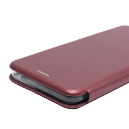 Чехол книжка для Realme 8i Fashion Case Бордовый