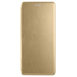 Чехол книжка для Samsung Galaxy S22 Ultra Fashion Case Золотой