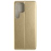 Чехол книжка для Samsung Galaxy S22 Ultra Fashion Case Золотой
