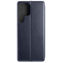 Чехол книжка для Samsung Galaxy S22 Ultra Fashion Case Темно синий