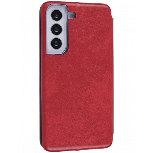 Чехол книжка для Samsung Galaxy S22 Fashion Case Красный