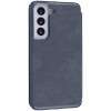 Чехол книжка для Samsung Galaxy S22 Fashion Case Темно синий