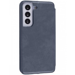 Чехол книжка для Samsung Galaxy S22 Fashion Case Темно синий
