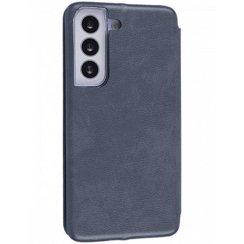 Чехол книжка для Samsung Galaxy S22 Fashion Case Темно синий