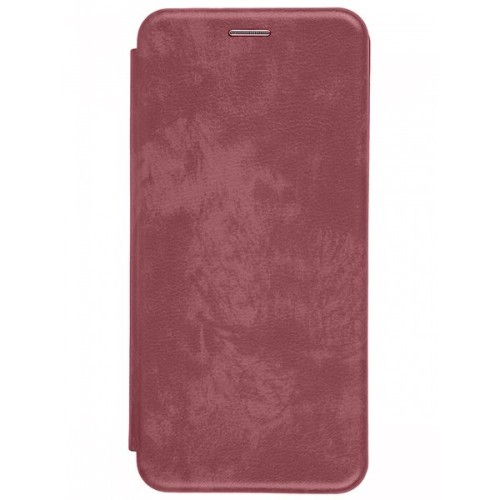 Чехол книжка для Xiaomi Poco M3 Pro Fashion Case Бордовый