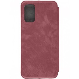 Чехол книжка для Xiaomi Poco M3 Pro Fashion Case Бордовый
