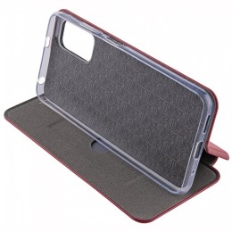 Чехол книжка для Xiaomi Poco M3 Pro Fashion Case Бордовый