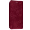 Чехол книжка для Samsung Galaxy A12 Fashion Case Бордовый