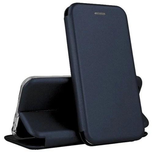 Чехол книжка для Apple iPhone 12 Mini Fashion Case Темно синий