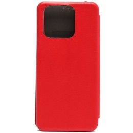 Чехол книжка для Xiaomi Poco C40 Fashion Case Красный