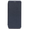 Чехол книжка для Xiaomi Poco C40 Fashion Case Темно синий