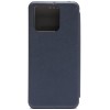 Чехол книжка для Xiaomi Poco C40 Fashion Case Темно синий