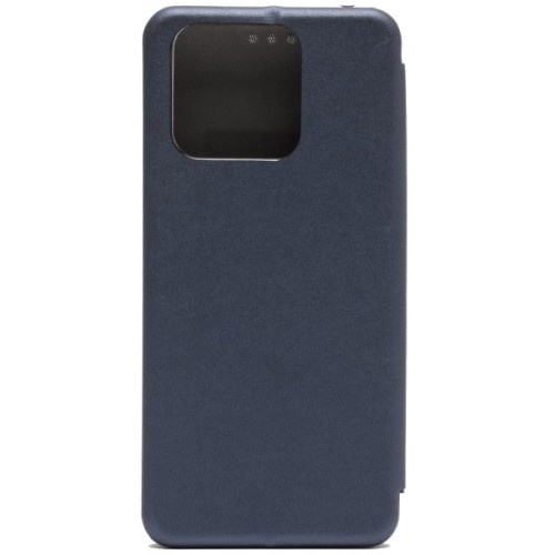 Чехол книжка для Xiaomi Poco C40 Fashion Case Темно синий
