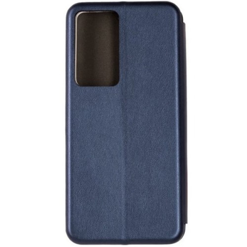 Чехол книжка для Xiaomi Poco F4 Fashion Case Темно синий