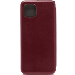 Чехол книжка для Samsung Galaxy A22 Fashion Case Бордовый