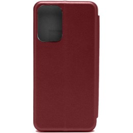 Чехол книжка для Samsung Galaxy A23 Fashion Case Бордовый