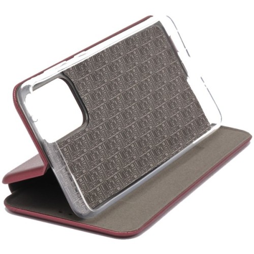 Чехол книжка для Samsung Galaxy A33 Fashion Case Бордовый