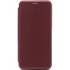 Чехол книжка для Xiaomi Redmi Note 11 Pro Fashion Case Бордовый