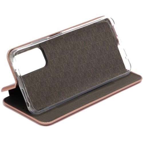 Чехол книжка для Xiaomi Redmi Note 11S Fashion Case Розовое золото
