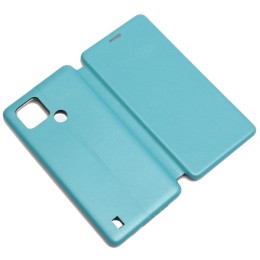 Чехол книжка для Realme C21Y Fashion Case Голубой