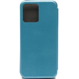 Чехол книжка для Realme C30 Fashion Case Голубой