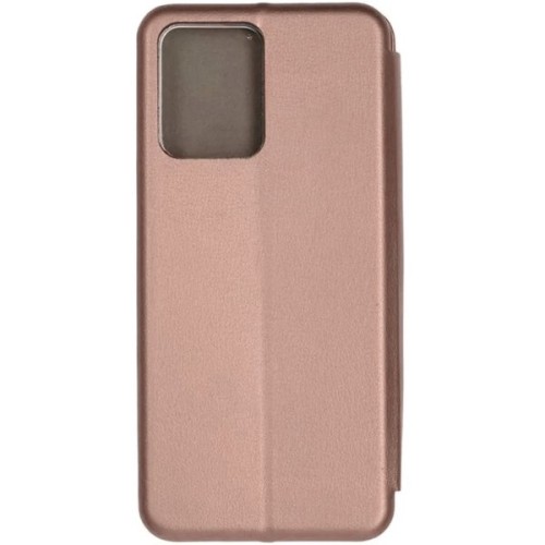 Чехол книжка для Realme C35 Fashion Case Розовое золото