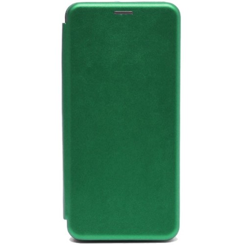 Чехол книжка для Huawei Nova Y70 Fashion Case на магнитах с визитницей Зеленый