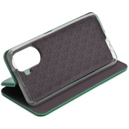 Чехол книжка для Huawei Nova Y70 Fashion Case на магнитах с визитницей Зеленый