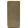 Чехол книжка для Huawei Nova Y70 Fashion Case на магнитах с визитницей Золотой