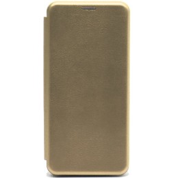 Чехол книжка для Huawei Nova Y70 Fashion Case на магнитах с визитницей Золотой