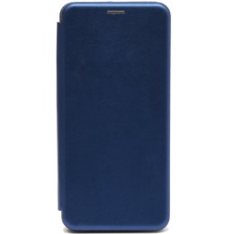 Чехол книжка для Huawei Nova Y70 Fashion Case на магнитах с визитницей Темно синий
