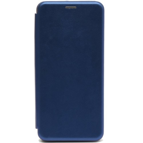 Чехол книжка для Huawei Nova Y70 Fashion Case на магнитах с визитницей Темно синий