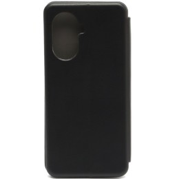 Чехол книжка для Huawei Nova Y70 Fashion Case на магнитах с визитницей Черный