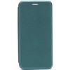 Чехол книжка для Huawei Nova Y90 Fashion Case на магнитах с визитницей Зеленый