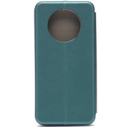 Чехол книжка для Huawei Nova Y90 Fashion Case на магнитах с визитницей Зеленый