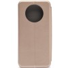 Чехол книжка для Huawei Nova Y90 Fashion Case на магнитах с визитницей Розовое золото
